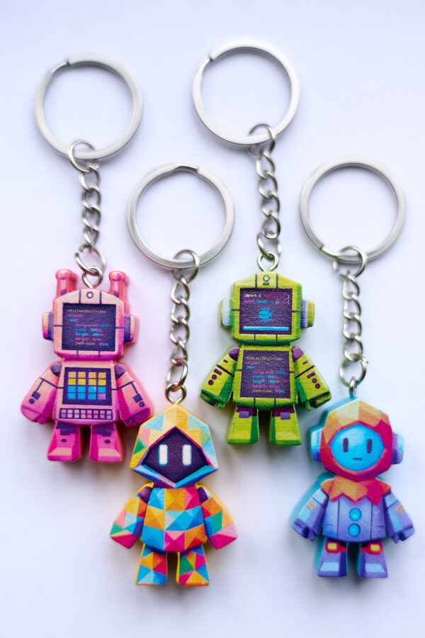 Beeple keychain set / sleutelhangerset