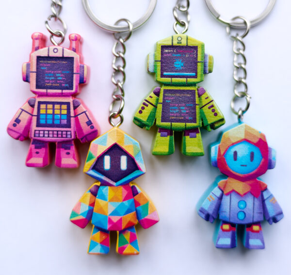 Beeple keychain set / sleutelhangerset